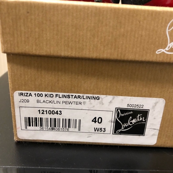 Brand new Christian Louboutin Iriza 100 Flinstar Pump Heels EU 40 | US 10 - Picture 6 of 6